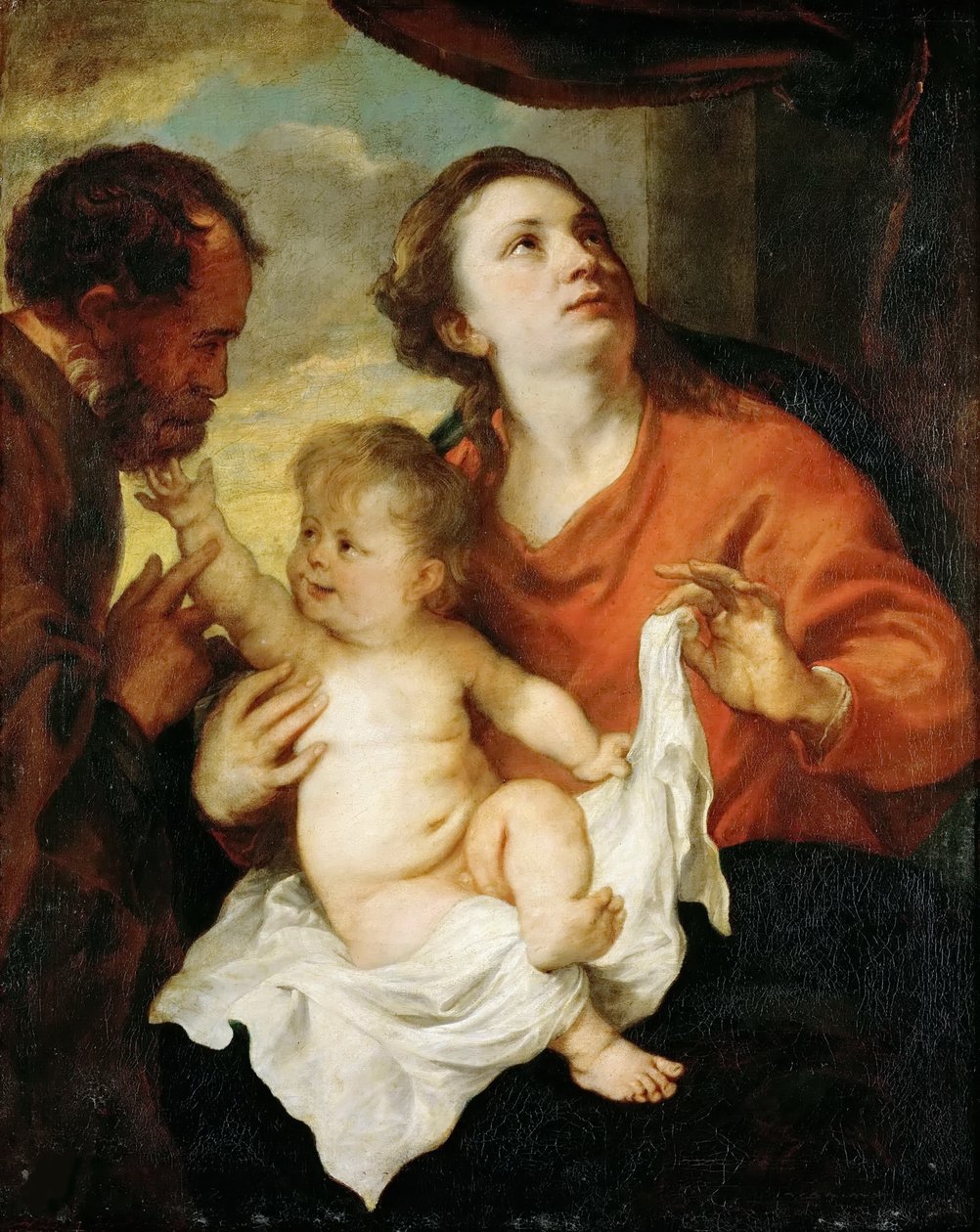 A Sagrada Família, ca 1627. de Anthony van Dyck