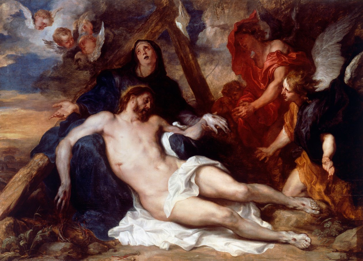 A Lamentação de Cristo de Anthony van Dyck