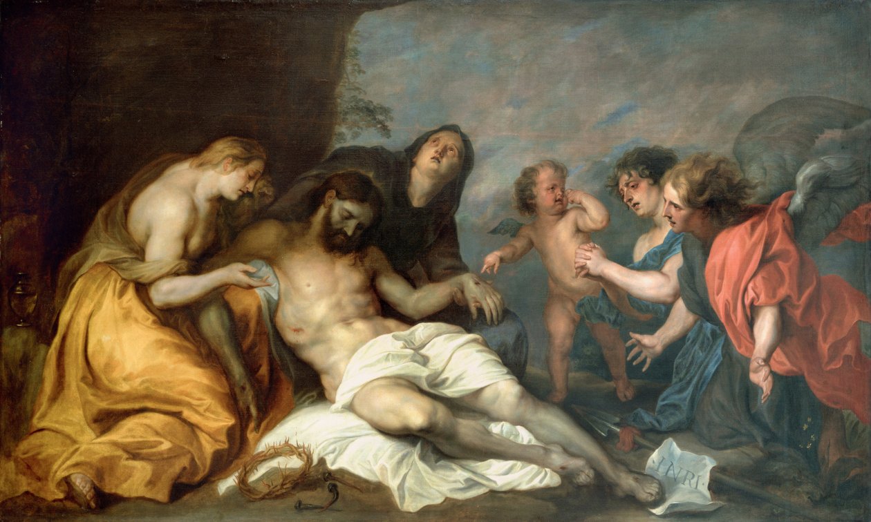 A Lamentação sobre Cristo, ca 1637-1640 de Anthony van Dyck