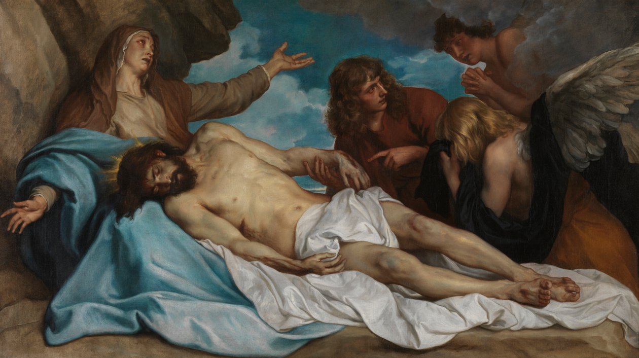 A Lamentação sobre o Cristo Morto de Anthony van Dyck