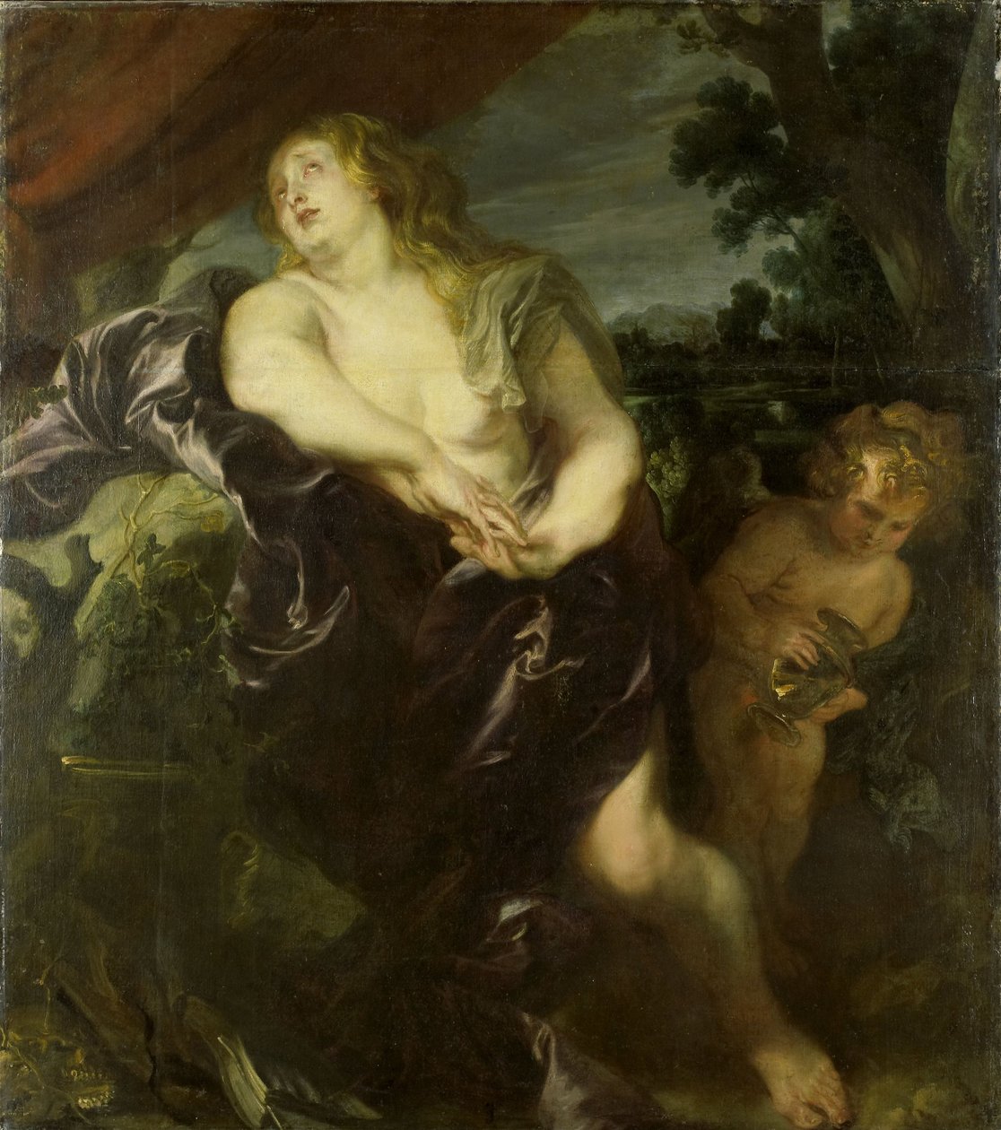 A Maria Madalena Penitente, 1620-35 de Anthony van Dyck