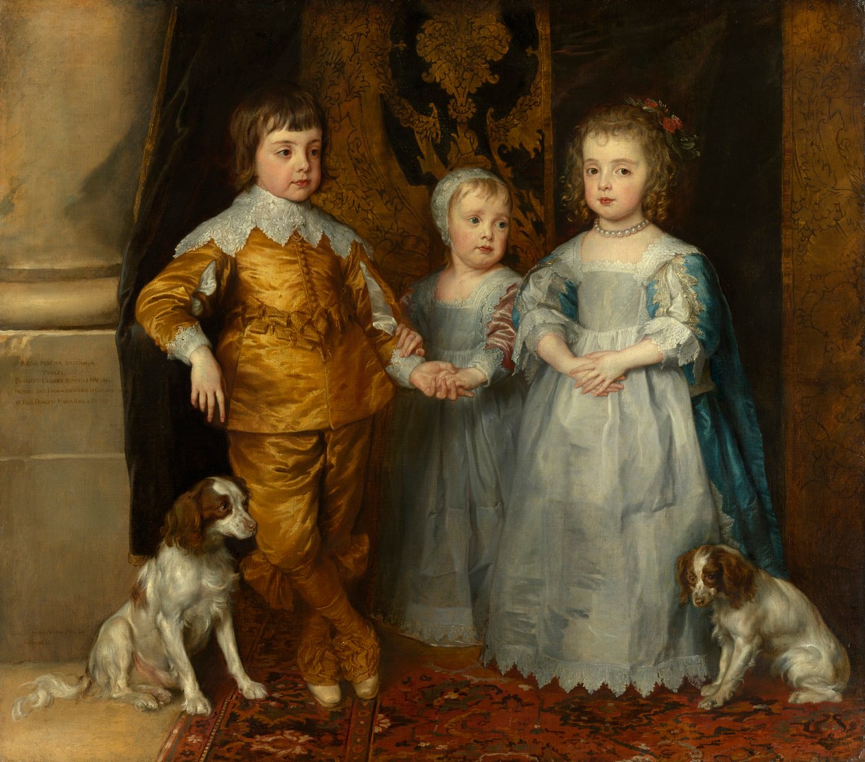 Os três filhos mais velhos de Carlos I de Anthony van Dyck