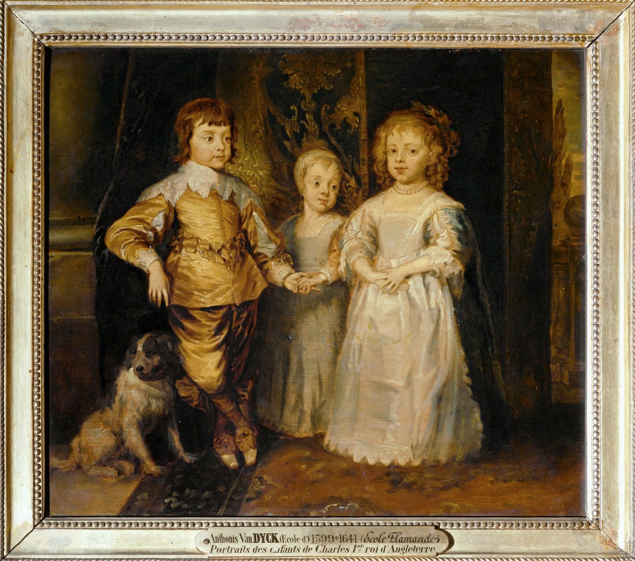 Os filhos de Carlos I de Inglaterra; ... de Anthony van Dyck