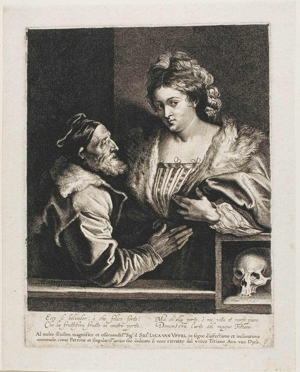 Ticiano e sua amante de Anthony van Dyck