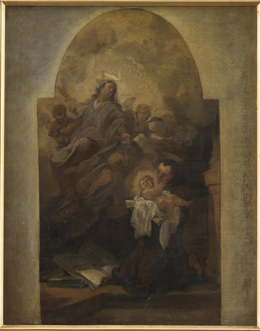 Virgem e Menino com São Francisco de Anthony van Dyck
