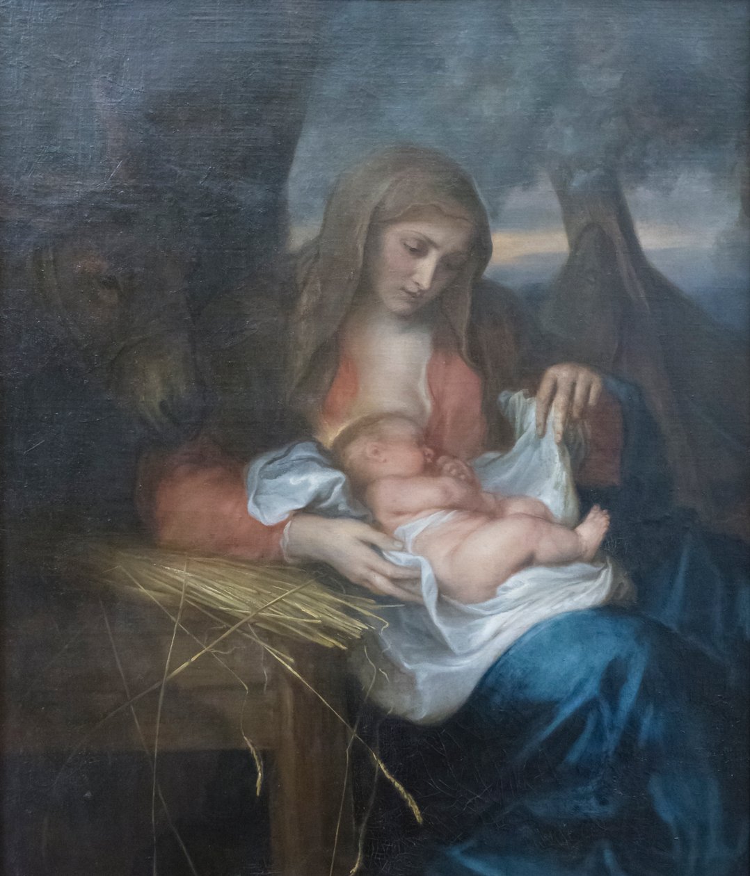 Virgem da palha de Anthony van Dyck