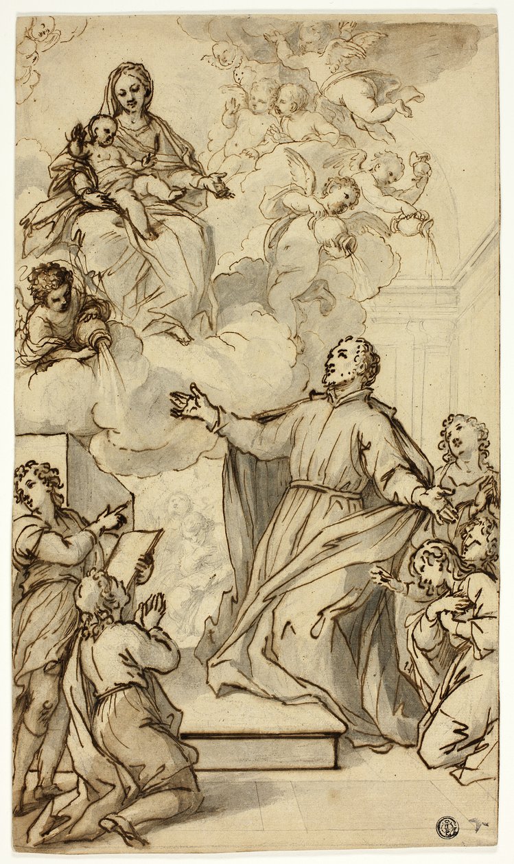 Visão de Filipe Neri de Anthony van Dyck