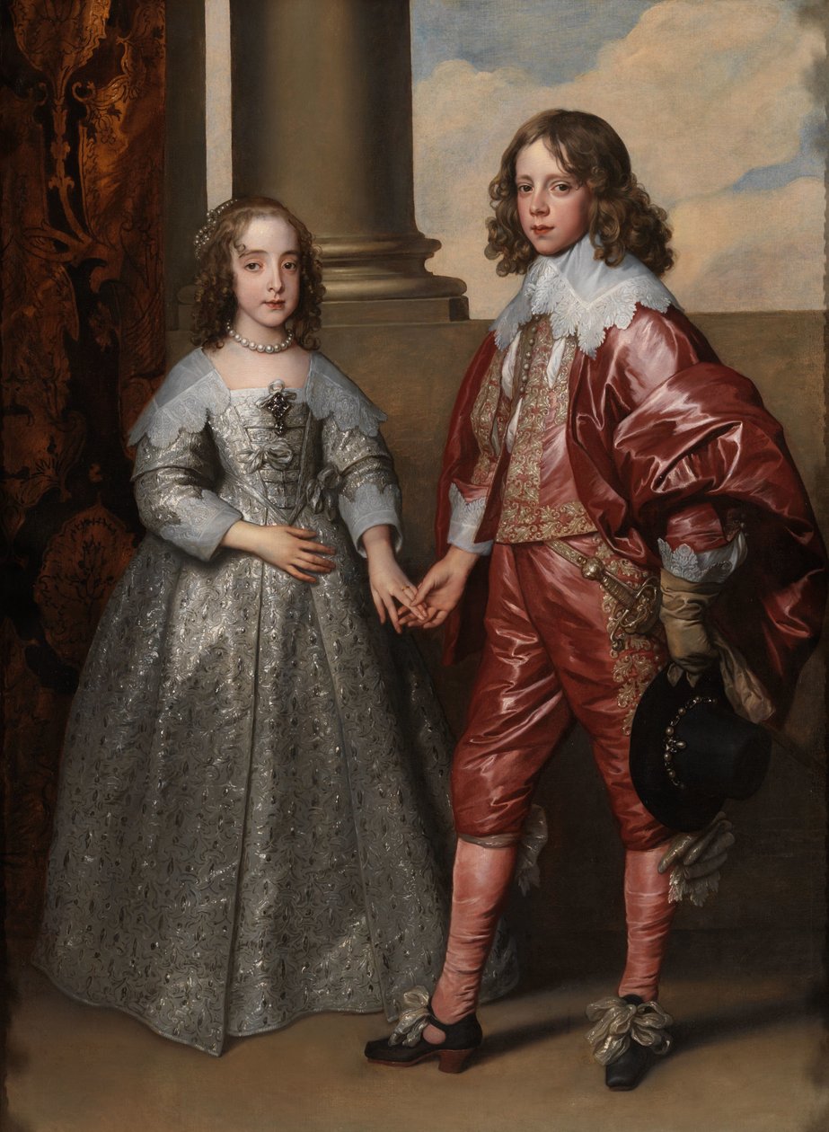 Guilherme II, Príncipe de Orange, e a sua Noiva, Mary Stuart
Retrato duplo de Willem II (1626-1650), Príncipe de Orange, e Princesa Mary Stuart (1631-1660), mais tarde Princesa Real de Anthony van Dyck