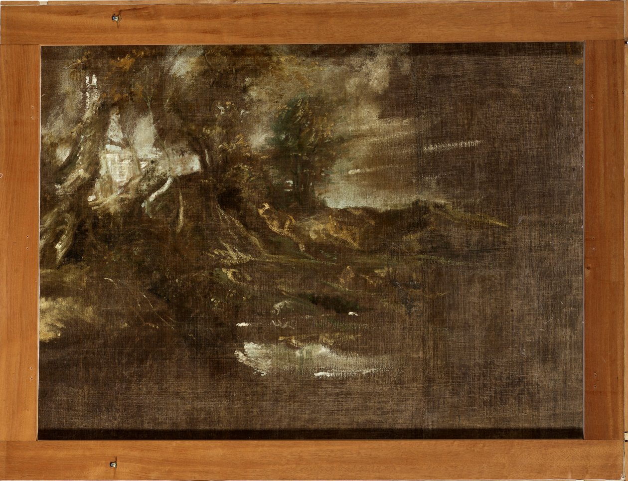 Paisagem arborizada de Anthony van Dyck