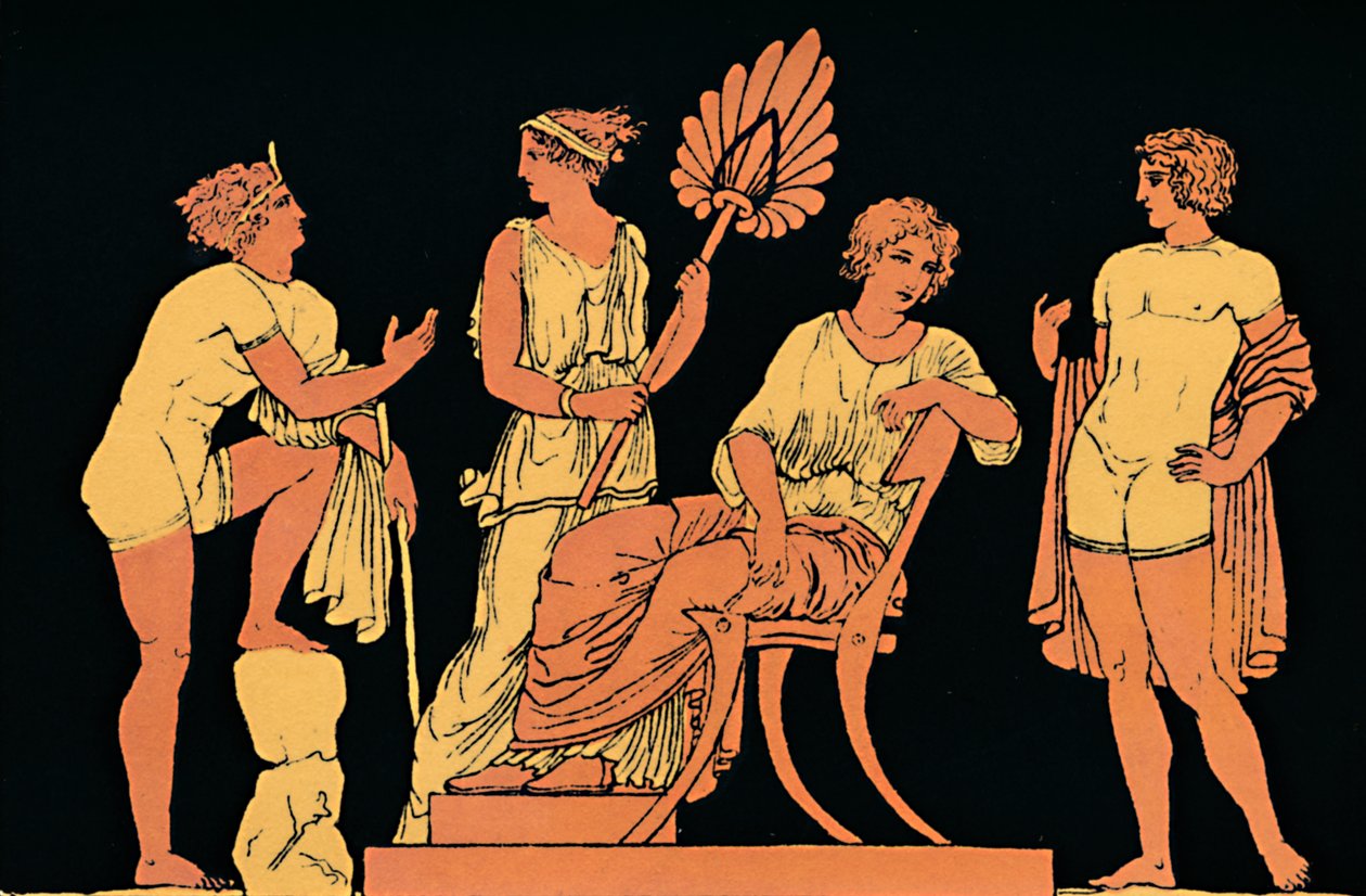 Ifigênia e Orestes, 1880 de Antique