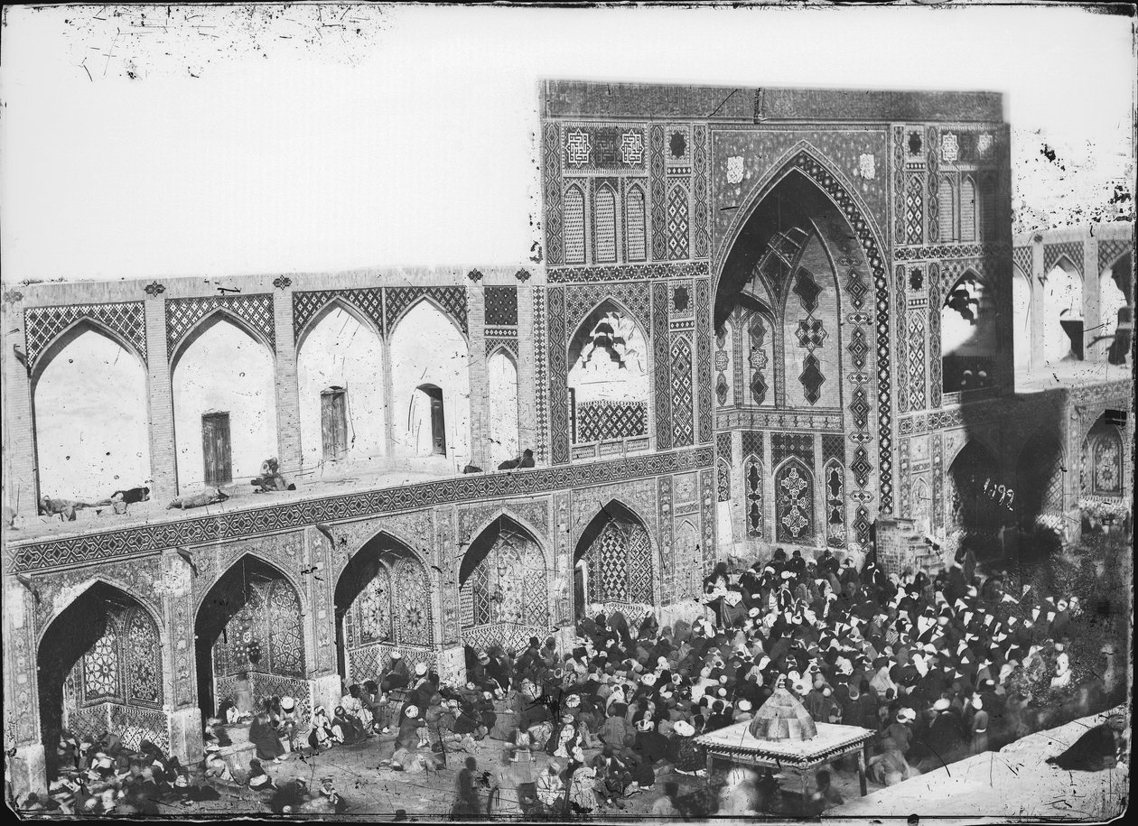 Mesquita Sipahsalar, construída em 1866, c.1880–1930 de Antoin Sevruguin