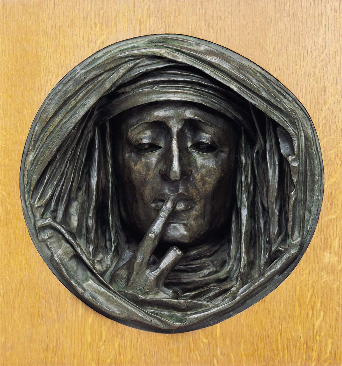 Silêncio, 1848 (bronze) de Antoine Augustin Preault