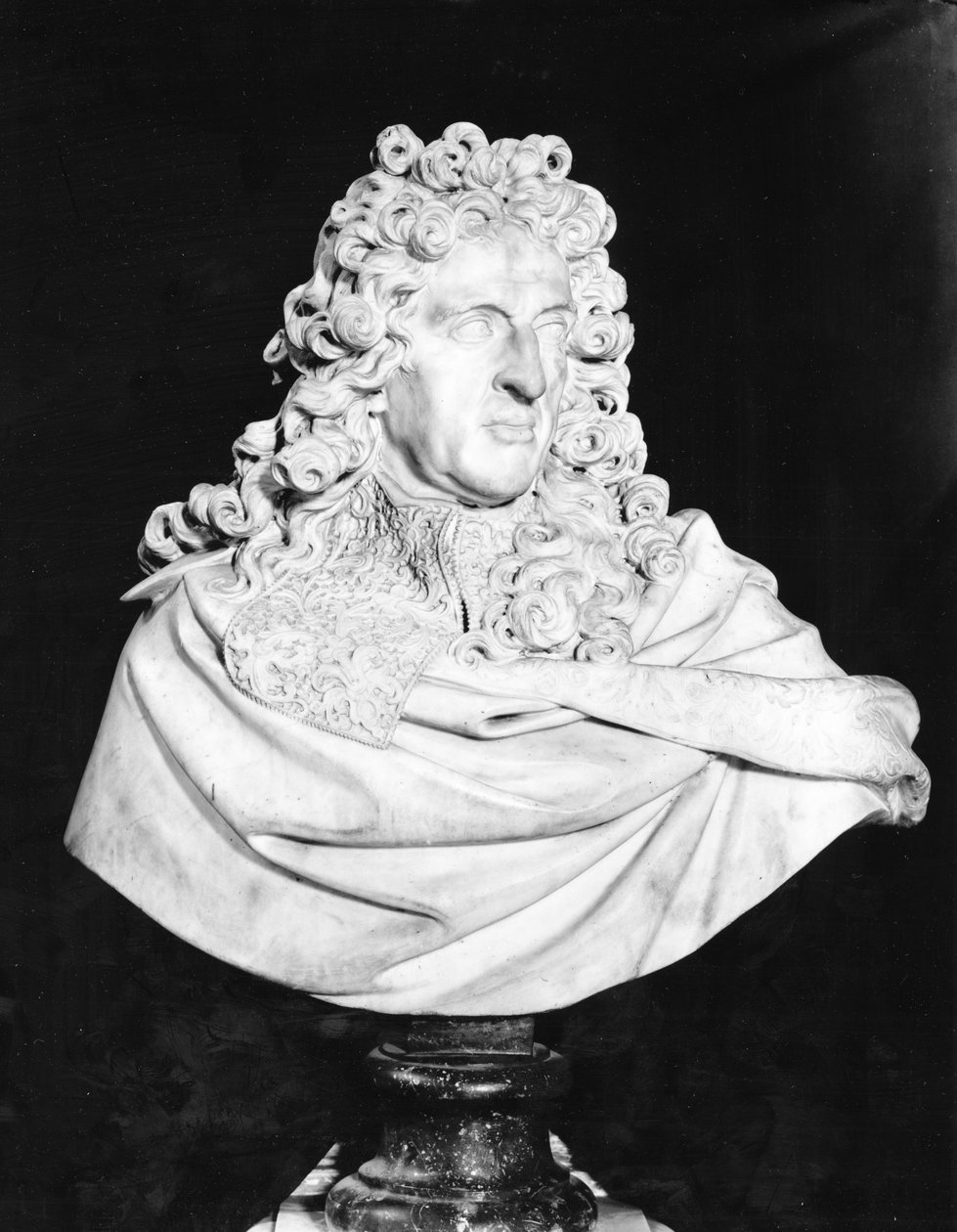 Busto de André Le Notre (1613-1700), após 1700 (mármore) de Antoine Coysevox