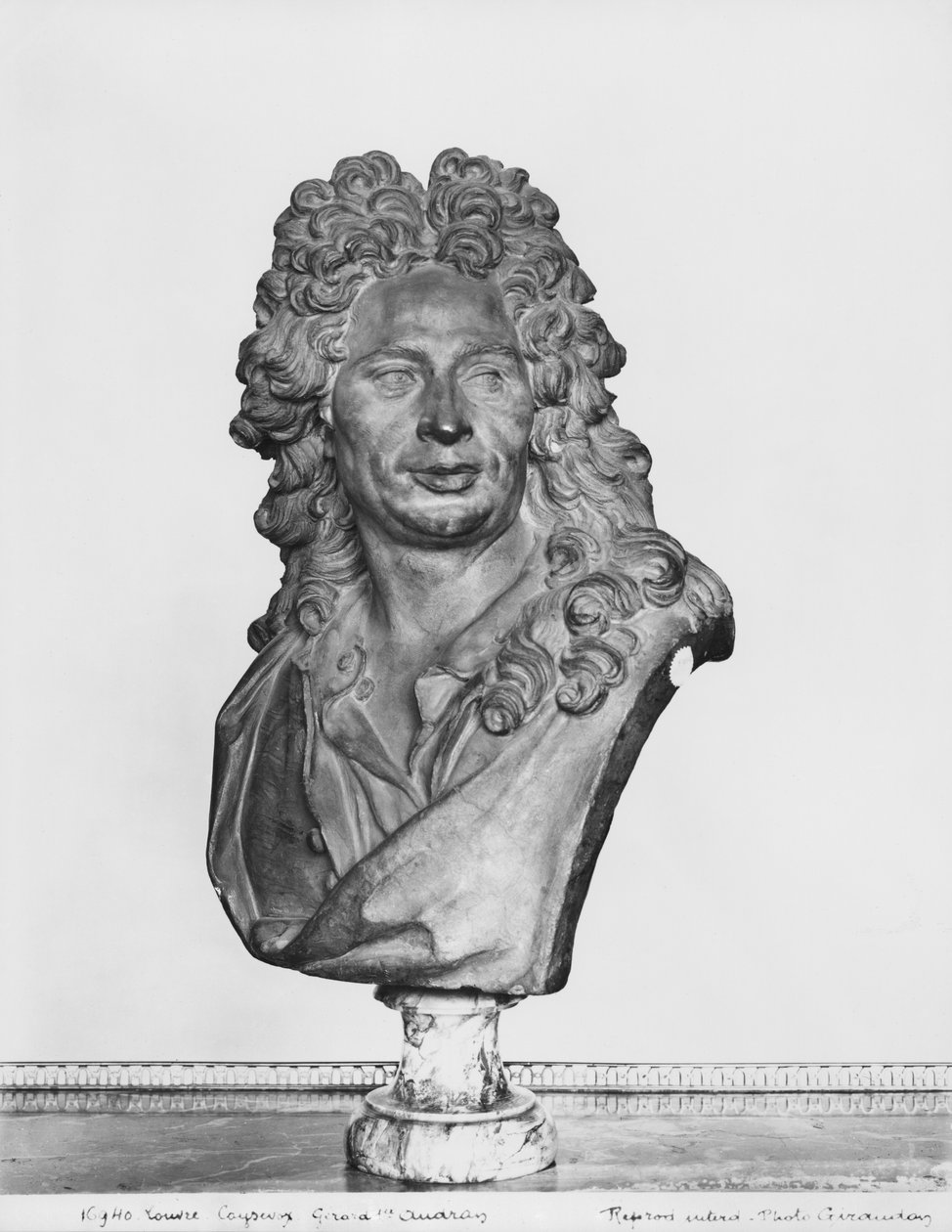 Busto de Gerard Audran (mármore) de Antoine Coysevox