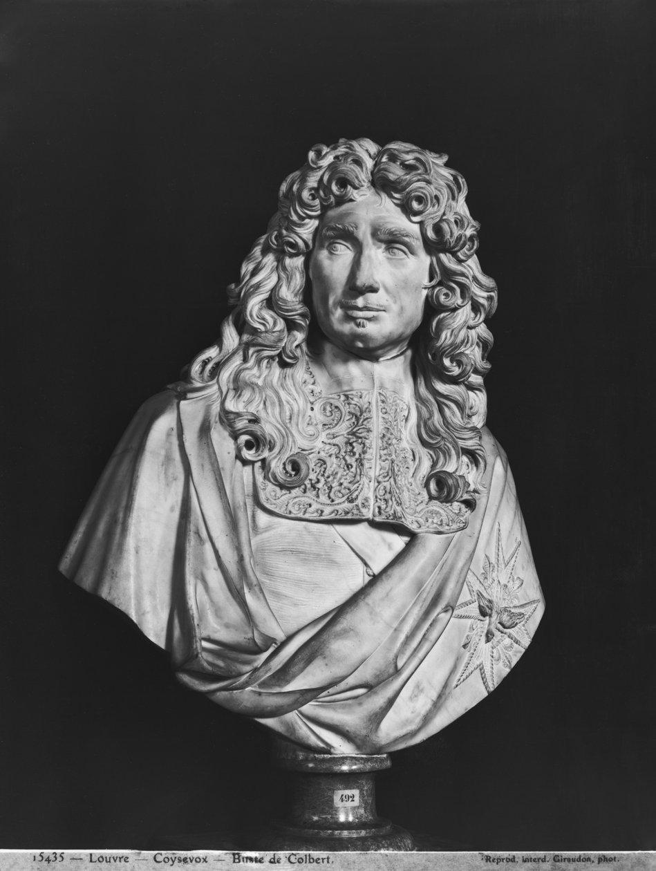 Busto de Jean-Baptiste Colbert de Torcy (mármore) de Antoine Coysevox