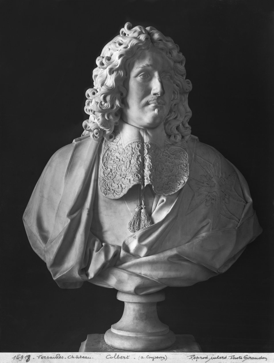 Busto de Jean-Baptiste Colbert de Torcy (mármore) de Antoine Coysevox