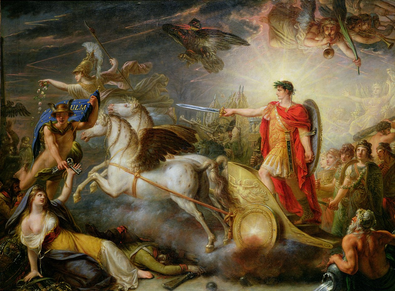 Alegoria da rendição de Ulm, 20 de outubro de 1805 de Antoine François Callet