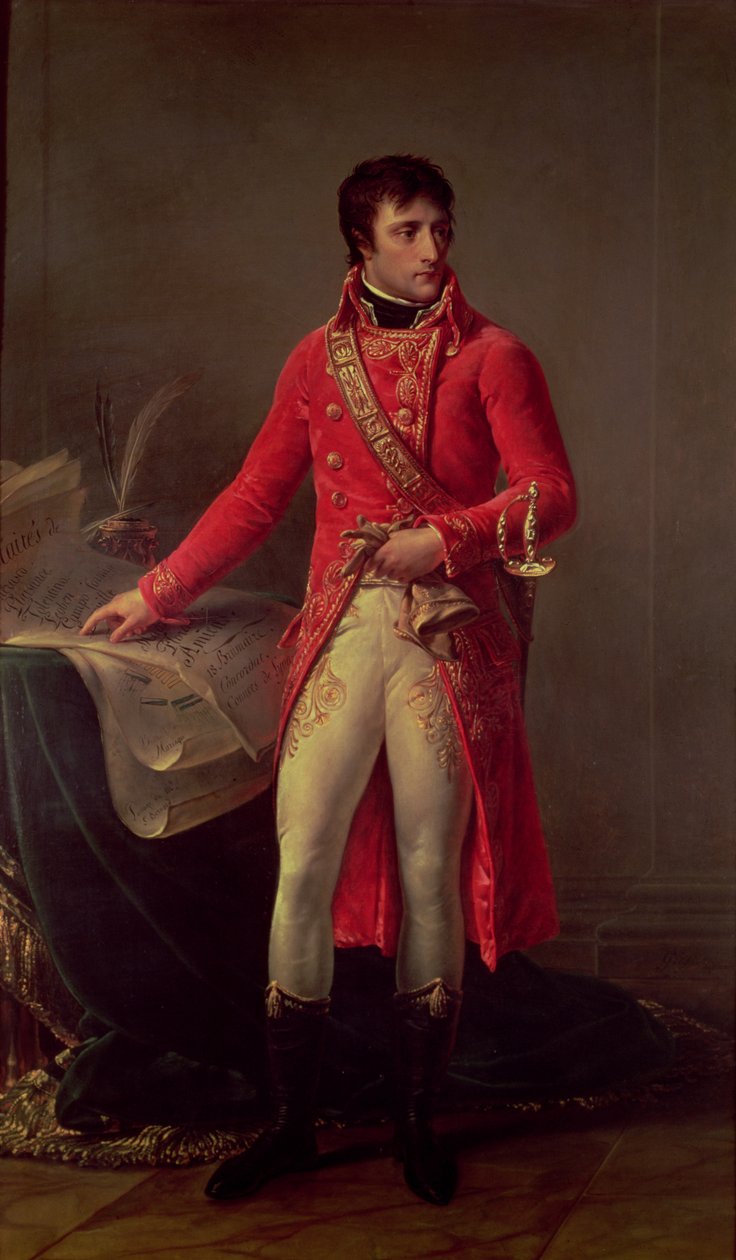 Napoleão Bonaparte (1769-1821) Primeiro Cônsul, 1802 de Antoine Jean Gros