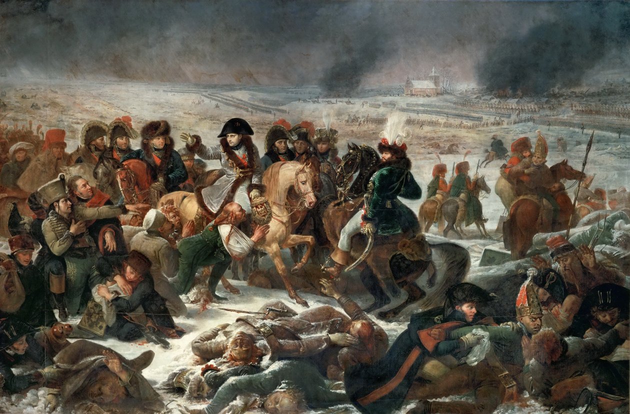 Napoleão durante a batalha de Eylau de Antoine Jean Gros