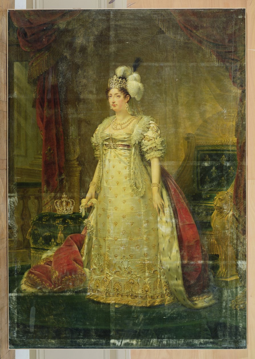 Retrato de Marie-Therese-Charlotte da França (1778-1851) Duquesa de Angoulême de Antoine Jean Gros