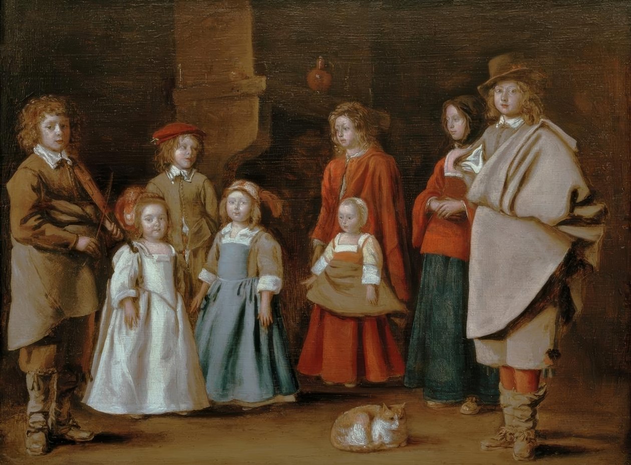 Preparação para a aula de dança de Antoine Le Nain