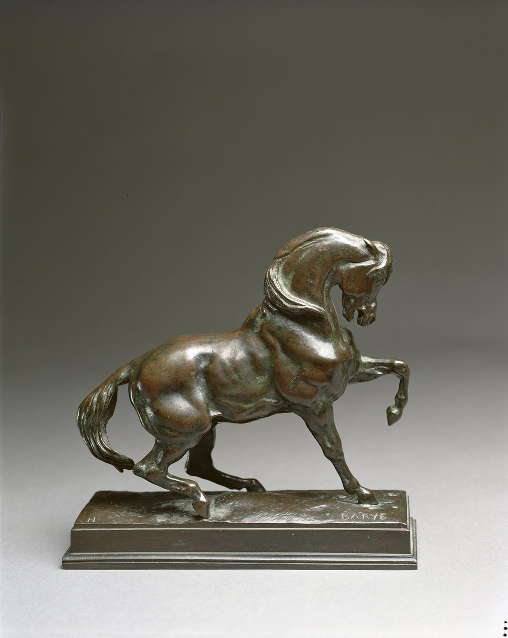 Cavalo Turco, 1920 (bronze patina preta) de Antoine Louis Barye