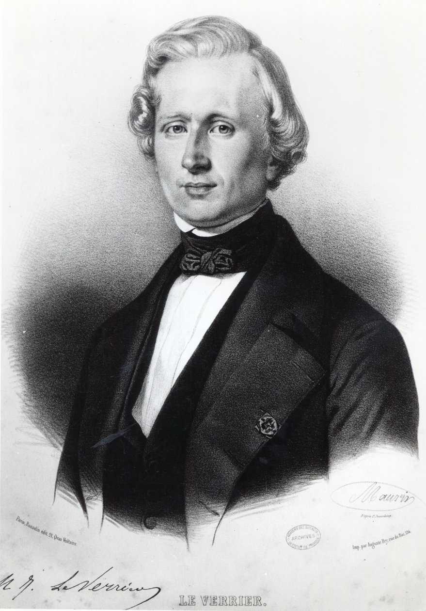 Urbano Le Verrier (1811-77) de Antoine Maurin