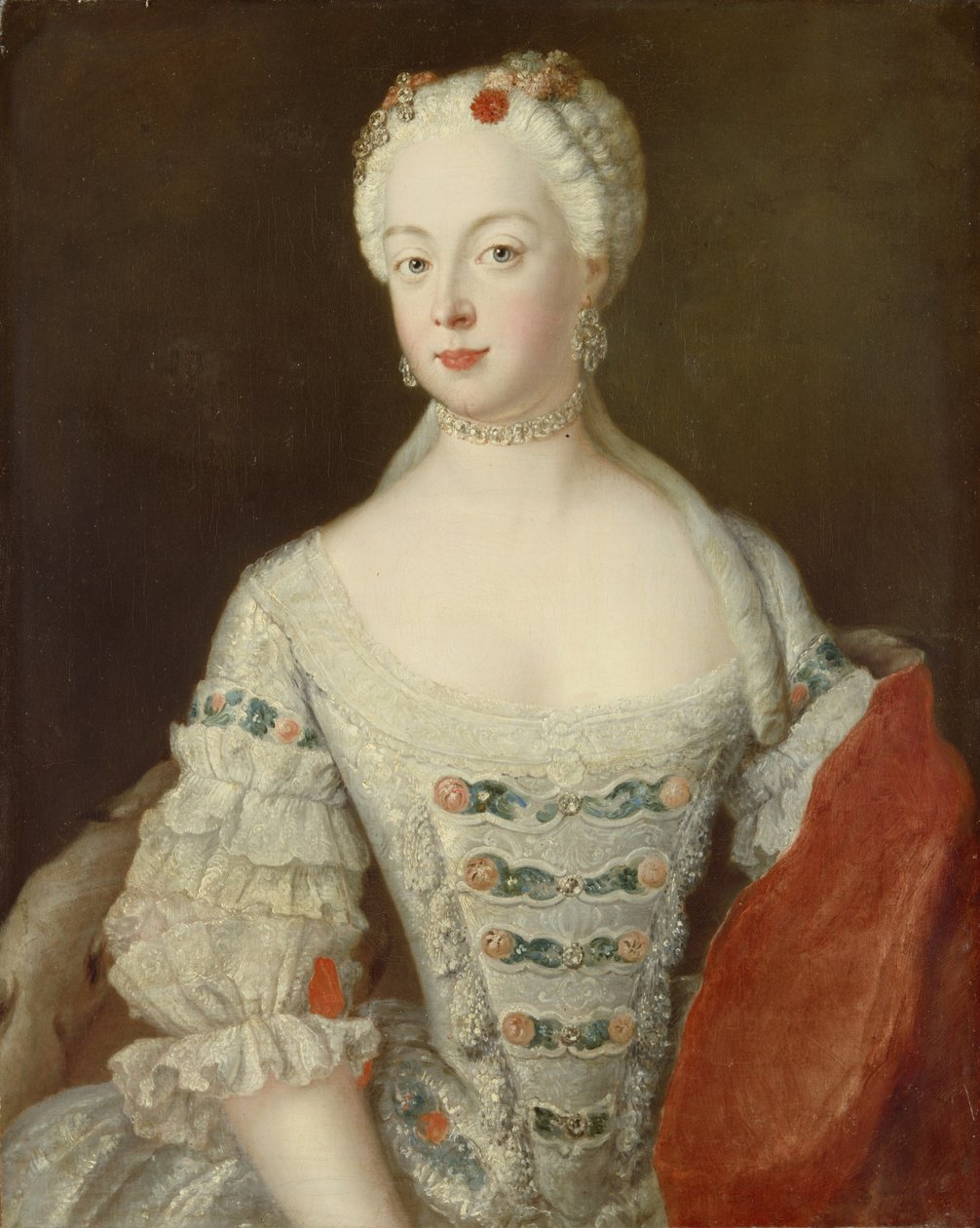 Princesa herdeira Elisabeth Christine de Preussen, c.1735 de Antoine Pesne