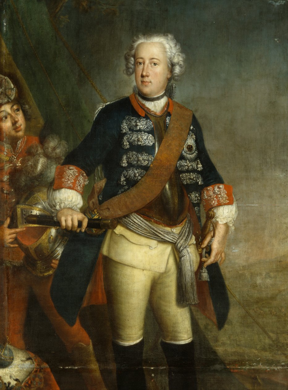Frederico II como rei de Antoine Pesne