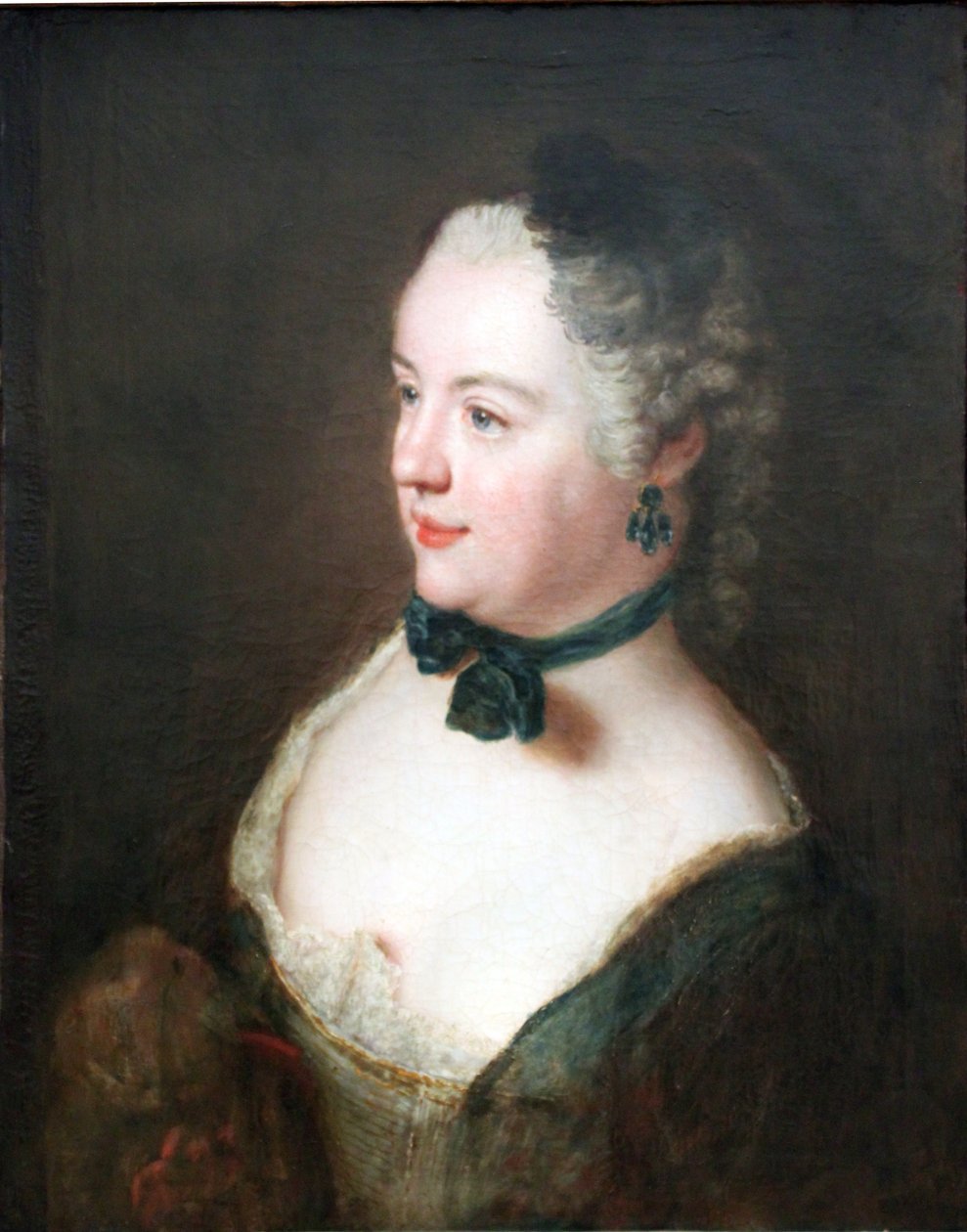 Retrato de uma mulher desconhecida de Antoine Pesne