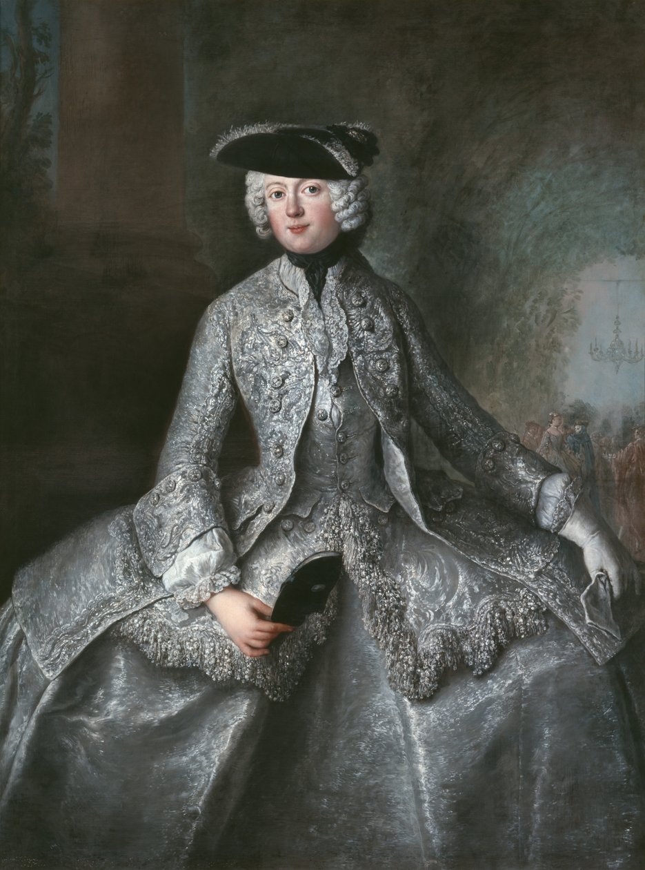 Princesa Amalie da Prússia (1723-1787) como amazona de Antoine Pesne
