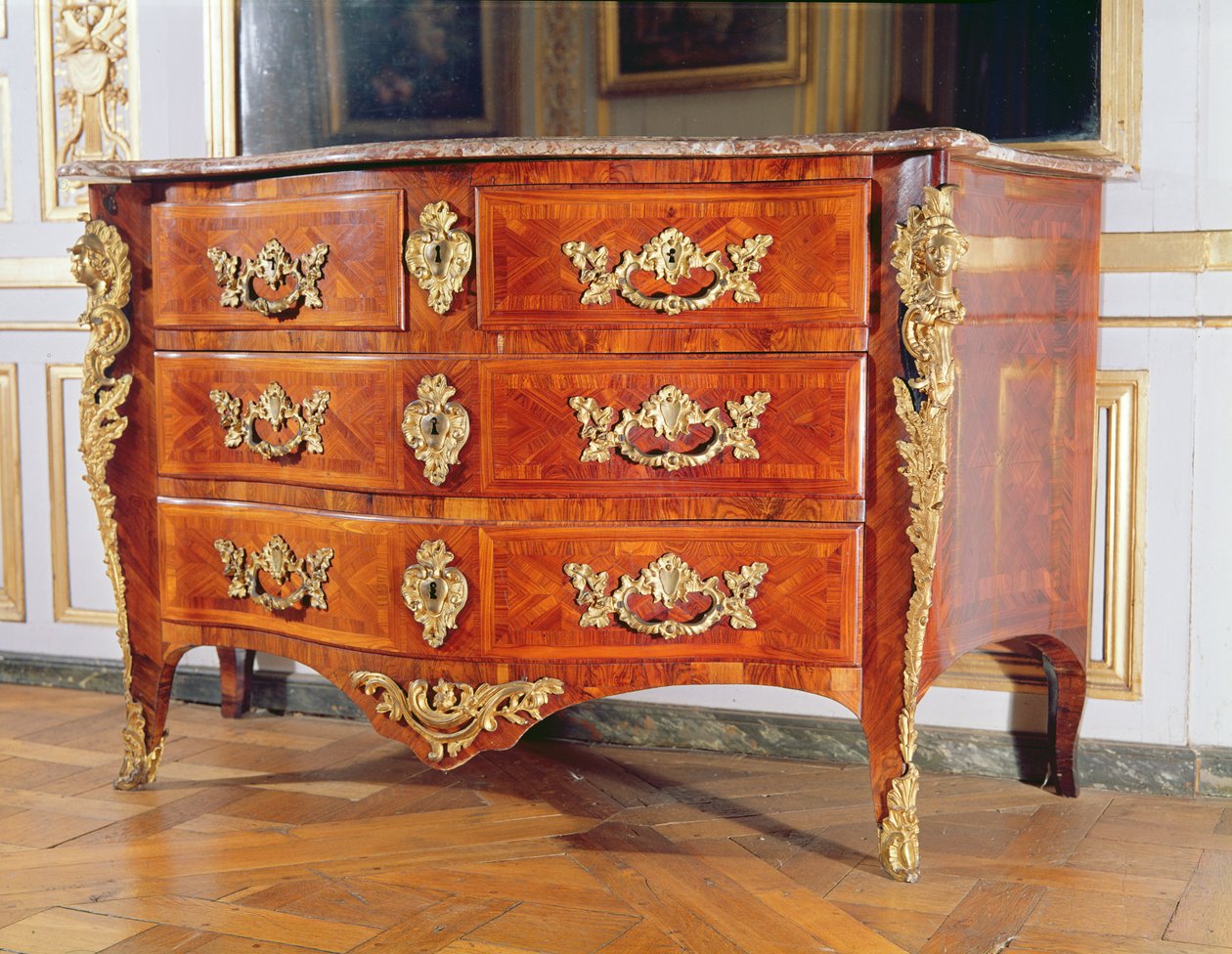 Cômoda da Regência Francesa, c.1720 de Antoine Robert Gaudreau