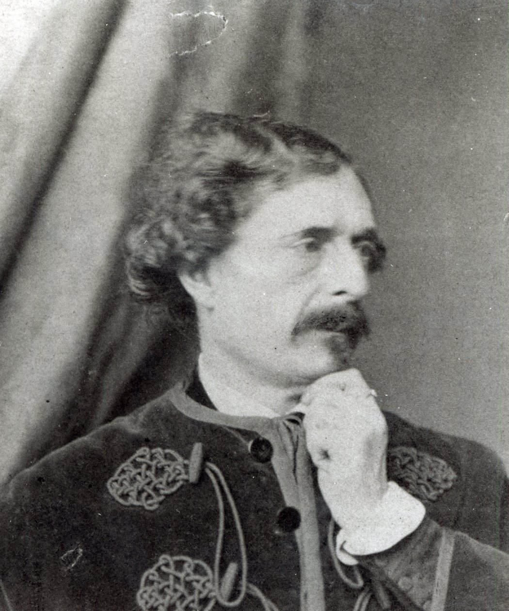 Retrato de Jules Barbey de Aurevilly (1808-1889), 1859 de Antoine Samuel Adam Salomon