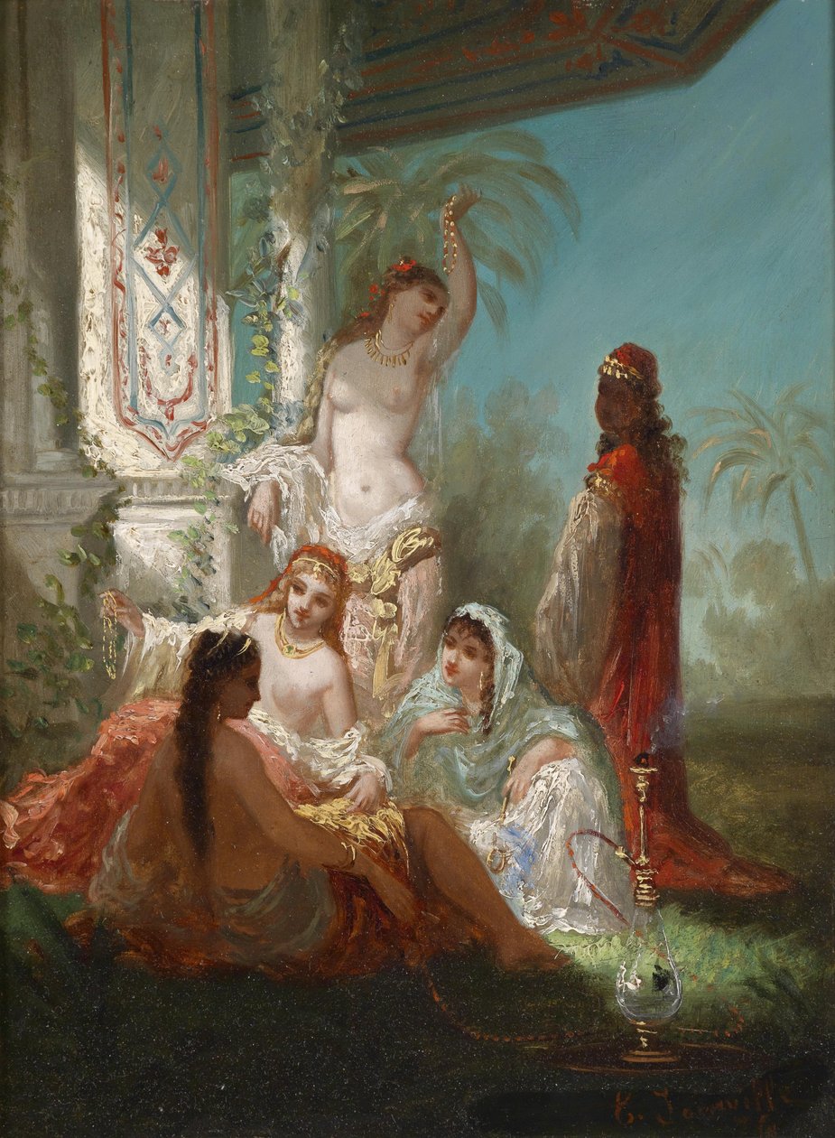 As mulheres favoritas do sultão de Antoine Victor Edmond Joinville
