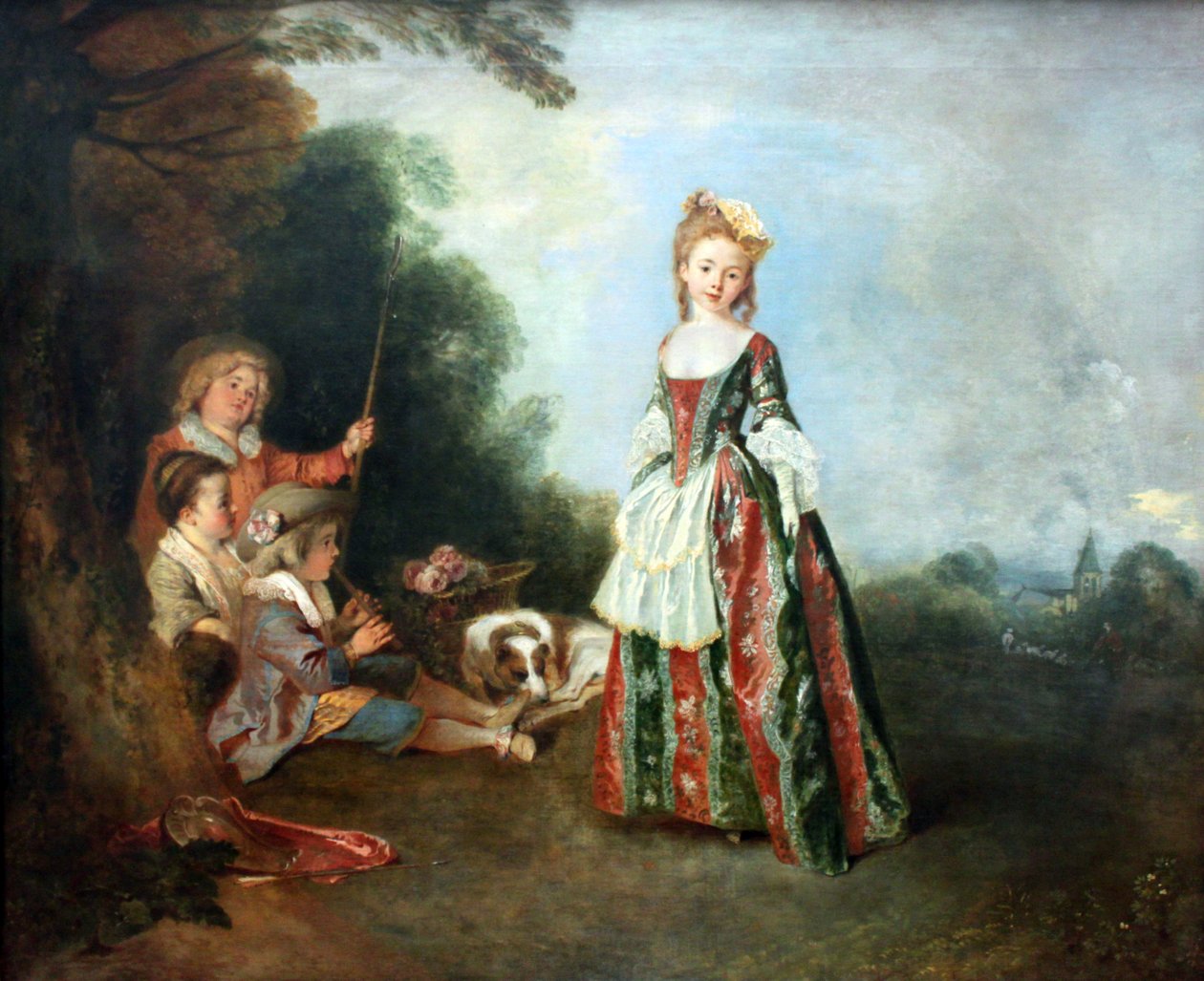 A dança de Jean Antoine Watteau