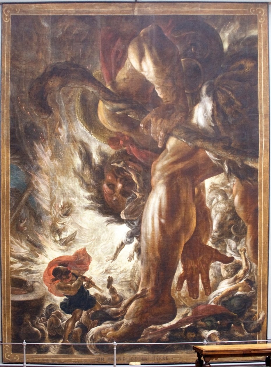 O gigante da terra de Antoine Wiertz