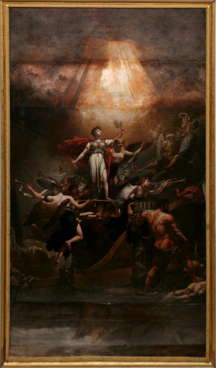 Alegoria de dezoito Brumaire ou França salva de Antoine François Callet