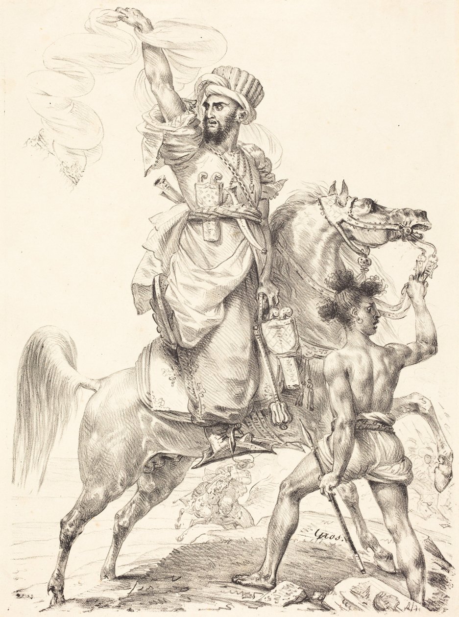 O chefe dos mamelucos a cavalo de Antoine-Jean Gros