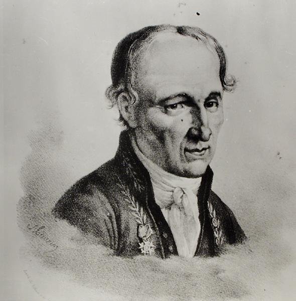 Retrato de René Just Hauy (1743-1822) (foto a p/b) de Antoine (after) Maurin