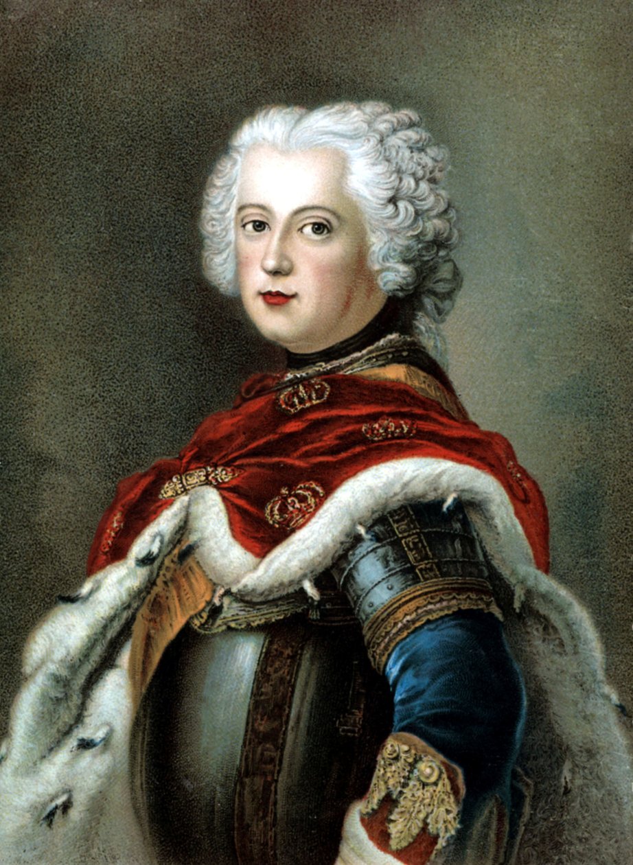Frederico II, o Grande , rei da Prússia de Antoine (after) Pesne