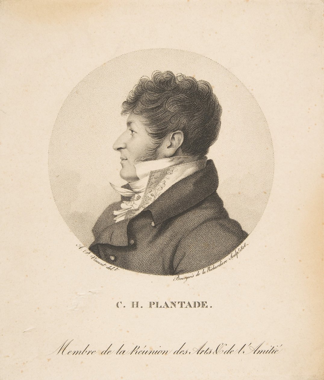 Charles Henri Plantade, 1806. de Antoine Achille Bourgeois de La Richardiere