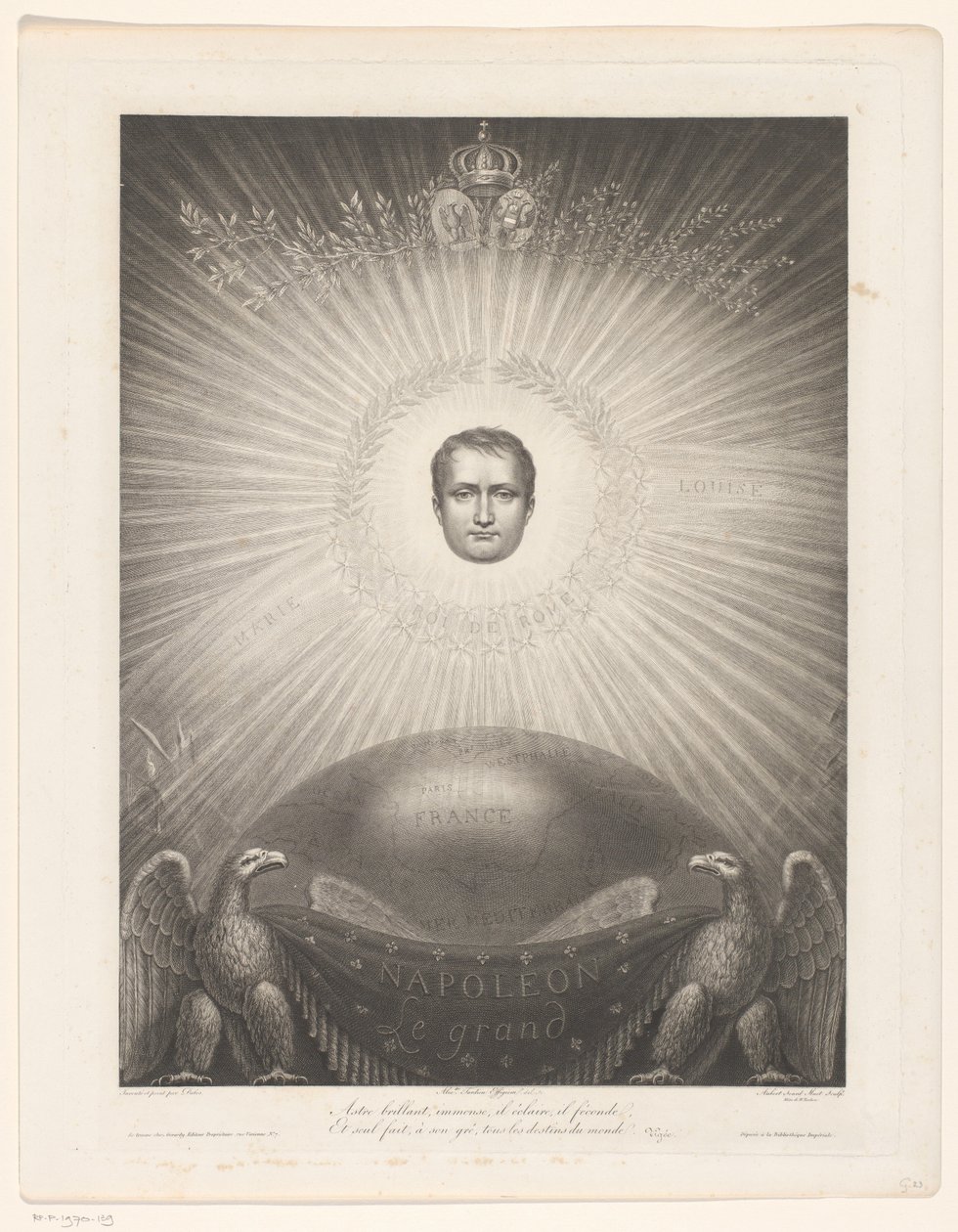 Glorificação de Napoleão Bonaparte de Antoine Aubert