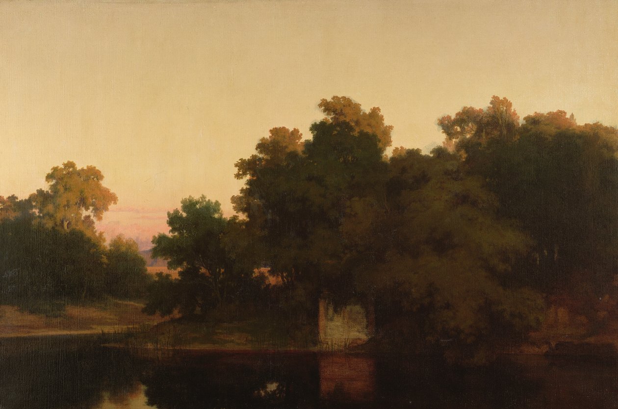 A madeira da ninfa Egeria de Antoine Auguste Ernest Herbert or Hebert