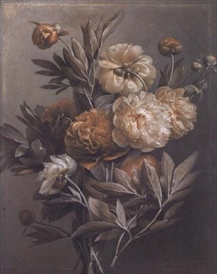 Peônias (pastel) de Antoine Berjon