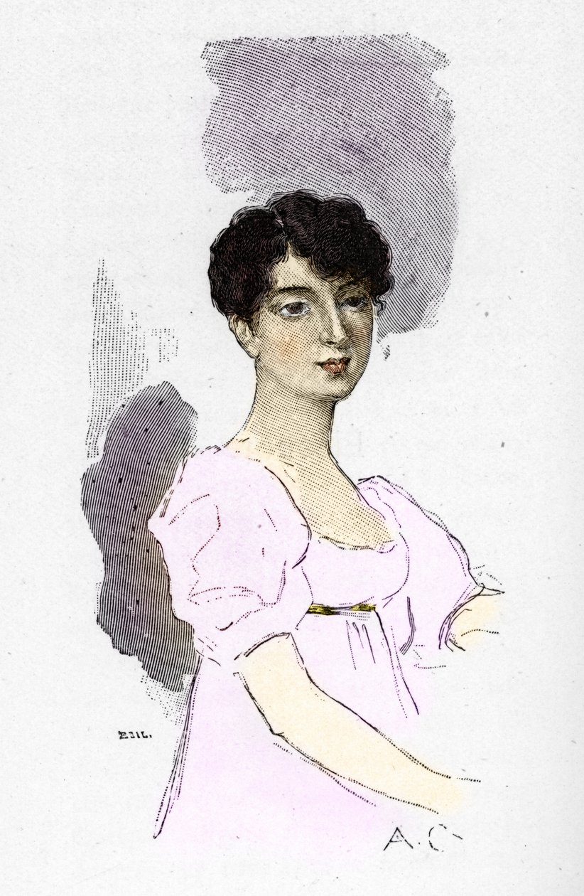 Retrato de Louise Catherine Eleonore Denuelle de Antoine Calbet