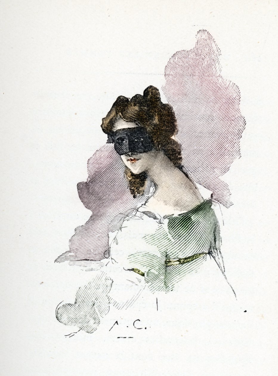 Retrato de uma misteriosa amante de Napoleão I frequentava por volta de 1803 e apelidada de senhora de Saint-Cloud de Antoine Calbet