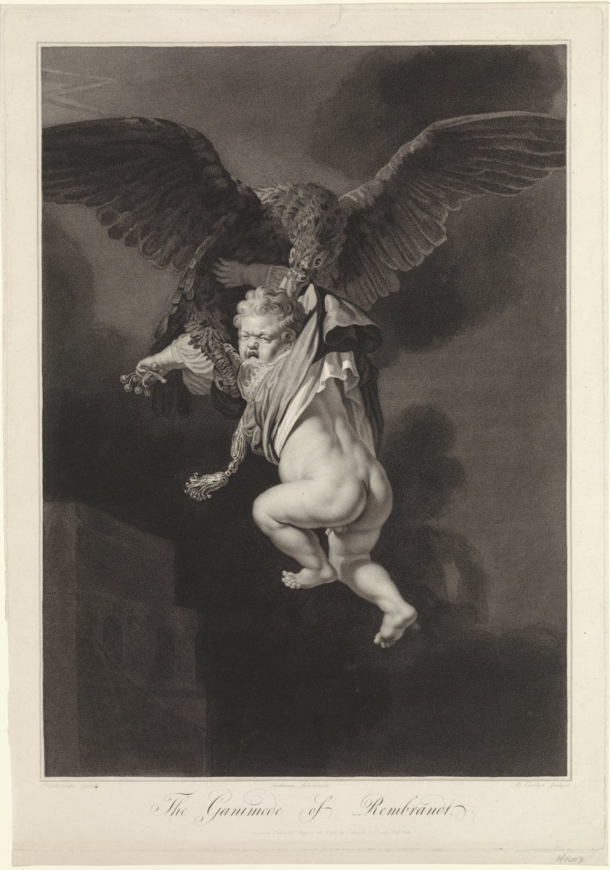 Júpiter e Ganímedes de Antoine Cardon