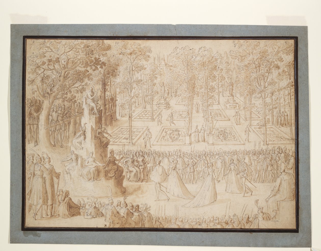 Catherine de Medici Entreter os Embaixadores polacos nos Jardins de Tuileries de Antoine Caron