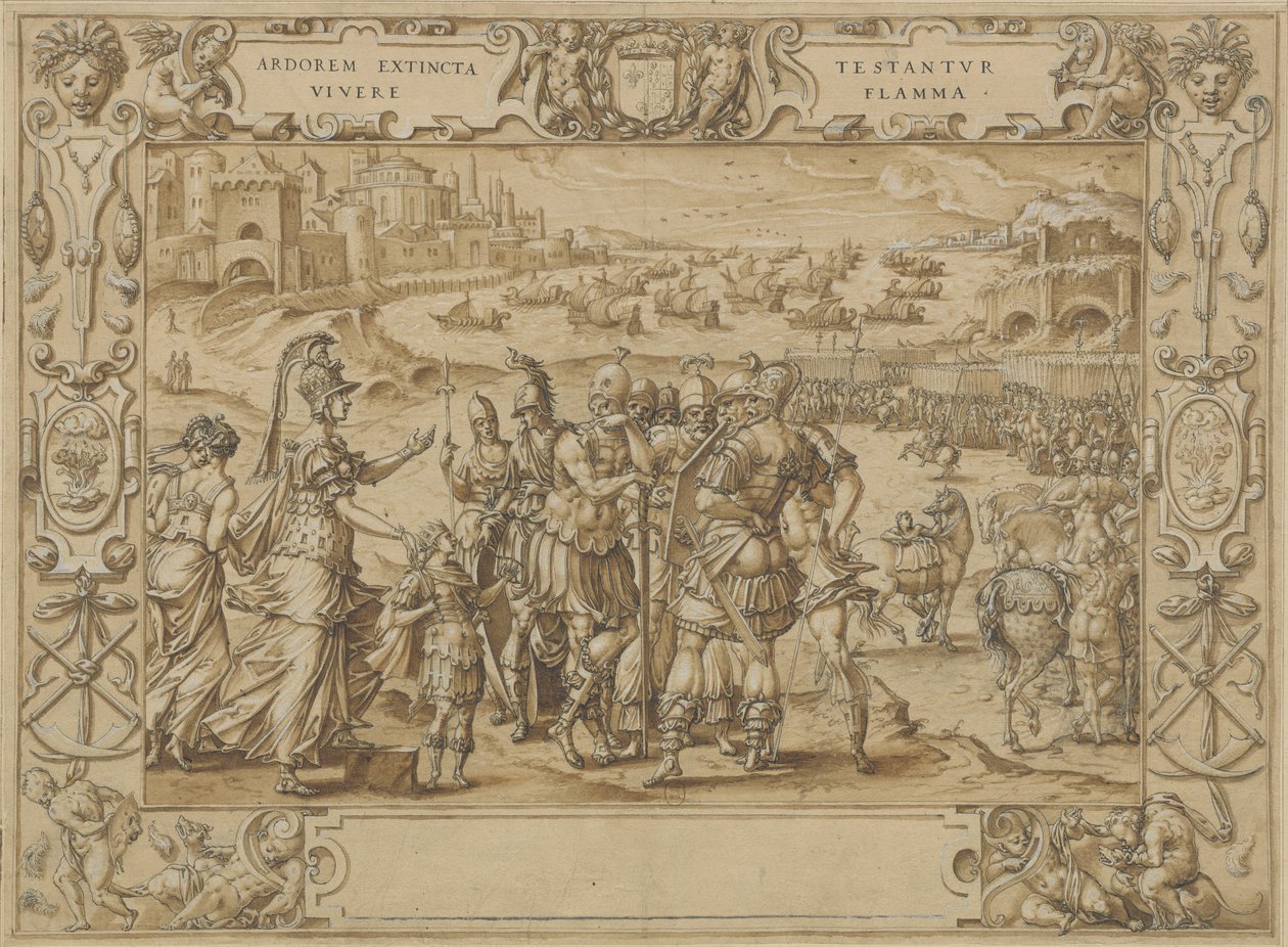 História da Rainha Artemísia, p. 47 de Antoine Caron