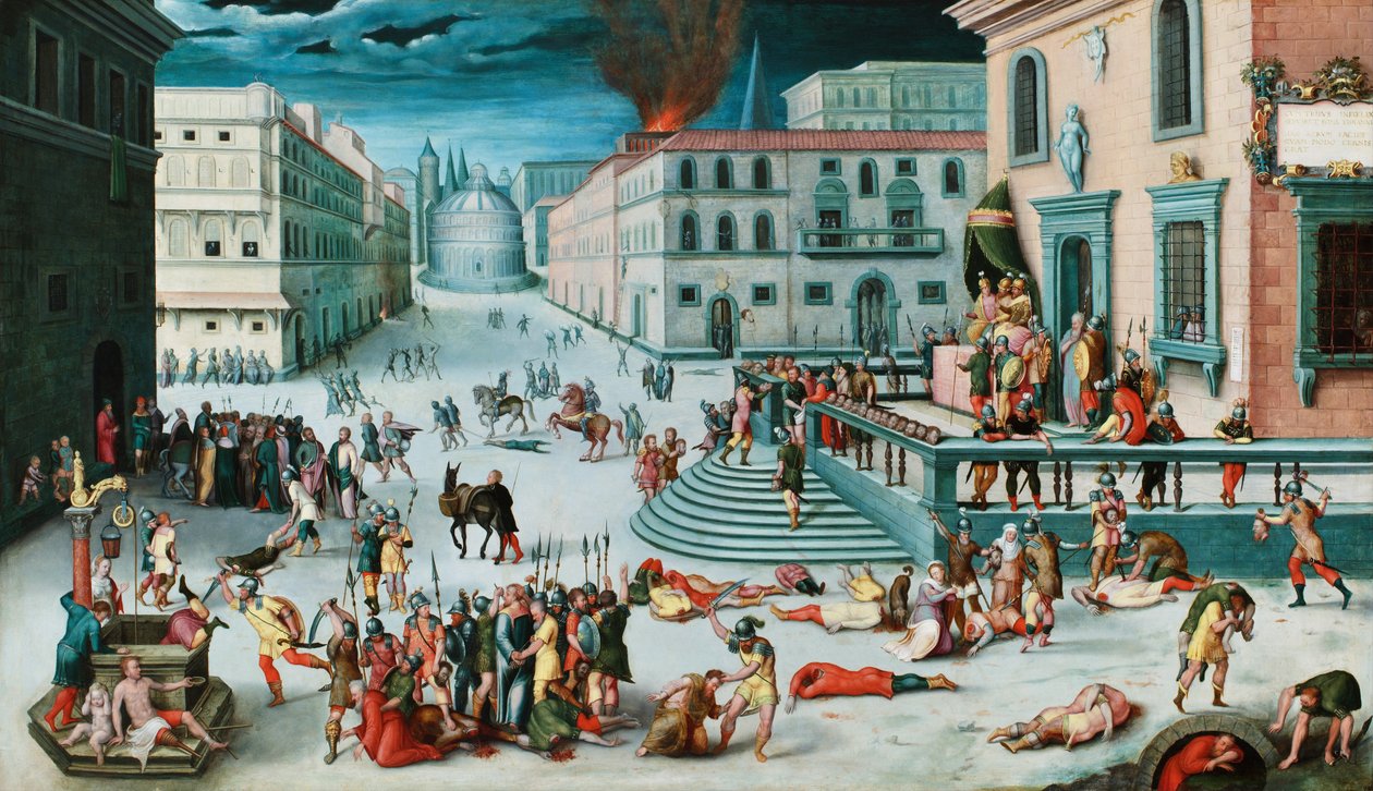O Massacre do Triunvirato de Antoine, Caron